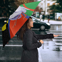 New Caledonia Umbrella Kagu Bird and The Seal with Melanesian Culture - Polynesian Pride