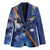 Marshall Islands Manit Day Blazer Grunge National Flag with Whales and Tribal Tattoos - Polynesian Pride