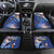 Marshall Islands Manit Day Car Mats Grunge National Flag with Whales and Tribal Tattoos - Polynesian Pride