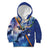 Marshall Islands Manit Day Kid Hoodie Grunge National Flag with Whales and Tribal Tattoos - Polynesian Pride