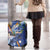 Marshall Islands Manit Day Luggage Cover Grunge National Flag with Whales and Tribal Tattoos - Polynesian Pride