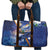 Marshall Islands Manit Day Travel Bag Grunge National Flag with Whales and Tribal Tattoos - Polynesian Pride