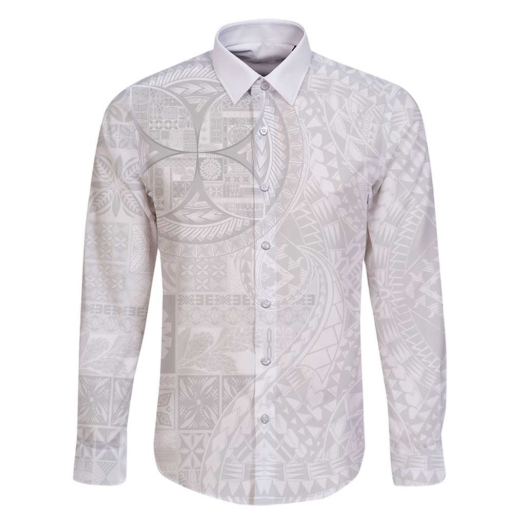 Samoan Culture-Lotu Tamaiti Family Matching Puletasi and Hawaiian Shirt Siapo and Polynesian Art Tattoos - Polynesian Pride