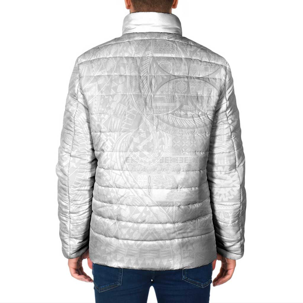 Samoan Culture-Lotu Tamaiti Padded Jacket Siapo and Polynesian Art Tattoos - Polynesian Pride