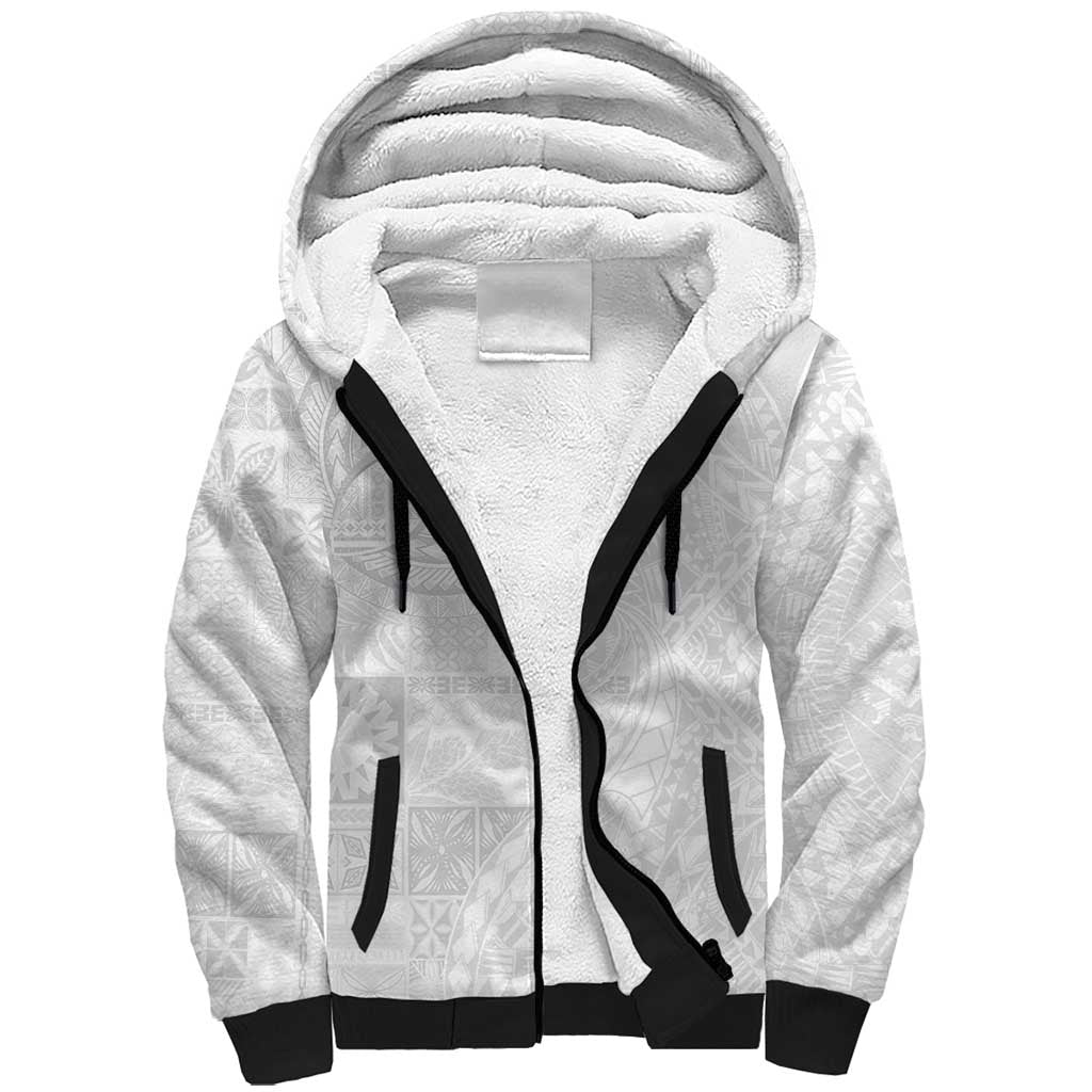 Samoan Culture-Lotu Tamaiti Sherpa Hoodie Siapo and Polynesian Art Tattoos - Polynesian Pride