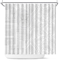 Samoan Culture-Lotu Tamaiti Shower Curtain Siapo and Polynesian Art Tattoos - Polynesian Pride