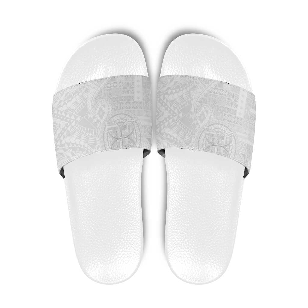 Samoan Culture-Lotu Tamaiti Slide Sandals Siapo and Polynesian Art Tattoos - Polynesian Pride