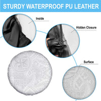 Samoan Culture-Lotu Tamaiti Spare Tire Cover Siapo and Polynesian Art Tattoos - Polynesian Pride