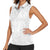 Samoan Culture-Lotu Tamaiti Women Sleeveless Polo Shirt Siapo and Polynesian Art Tattoos - Polynesian Pride