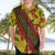 Samoan Culture Hawaiian Shirt Hibiscus and Ula Fala with Tapa Pattern YellowColor