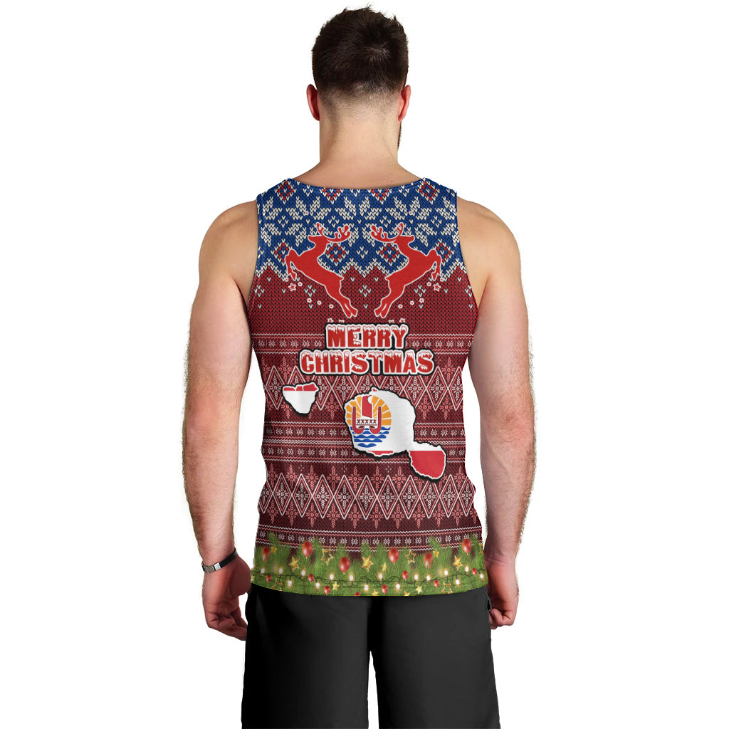 french-polynesia-christmas-men-tank-top-coat-of-arms-and-map-beautiful-merry-xmas-snowflake