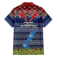 northern-mariana-islands-christmas-family-matching-summer-maxi-dress-and-hawaiian-shirt-coat-of-arms-and-map-beautiful-merry-xmas-snowflake
