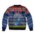 northern-mariana-islands-christmas-sleeve-zip-bomber-jacket-coat-of-arms-and-map-beautiful-merry-xmas-snowflake