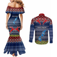 personalised-northern-mariana-islands-christmas-couples-matching-mermaid-dress-and-long-sleeve-button-shirts-coat-of-arms-and-map-beautiful-merry-xmas-snowflake