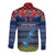 personalised-northern-mariana-islands-christmas-long-sleeve-button-shirt-coat-of-arms-and-map-beautiful-merry-xmas-snowflake