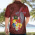 Tonga Humpback Whale Hawaiian Shirt National Seal with Hibiscus and Polynesian Tattoo