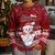 Personalised Palau Christmas Kid Ugly Christmas Sweater Snowman and Palau Coat of Arms Maori Tribal Xmas Style LT03 - Polynesian Pride