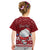 Personalised Palau Christmas Kid T Shirt Snowman and Palau Coat of Arms Maori Tribal Xmas Style LT03 - Polynesian Pride