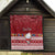 Personalised Palau Christmas Quilt Snowman and Palau Coat of Arms Maori Tribal Xmas Style LT03 - Polynesian Pride