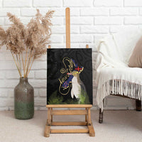 New Zealand Hoiho Canvas Wall Art Maori Art Tattoo and Silver Fern