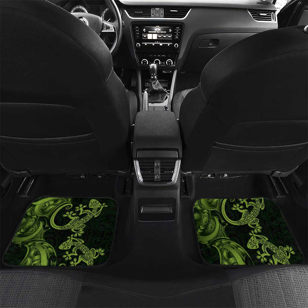 New Zealand Gecko Maori Art Tattoo Car Mats