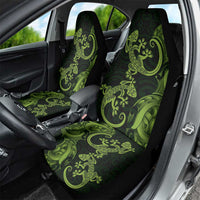 New Zealand Gecko Maori Art Tattoo Car Seat Cover