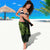 New Zealand Gecko Maori Art Tattoo Sarong