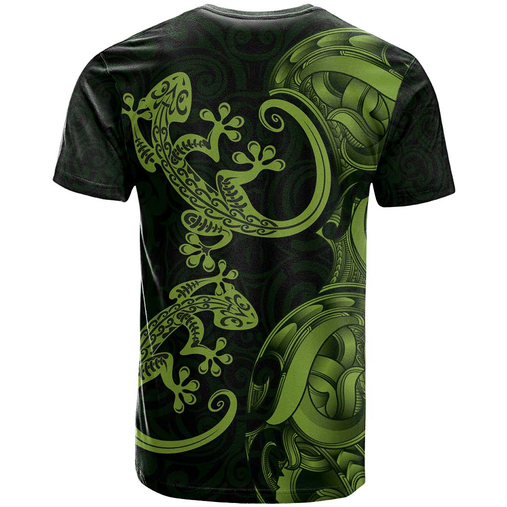 New Zealand Gecko Maori Art Tattoo T Shirt