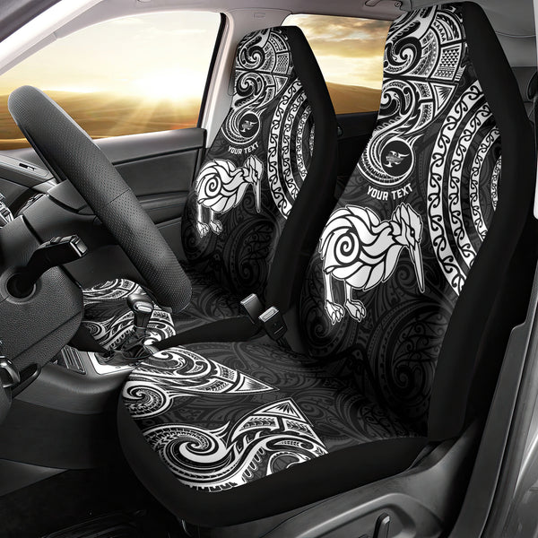 Niue Polynesian Custom Personalised Car Seat Covers - Pride White Version main image 1