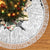 Custom New Zealand Tree Skirt Tui Bird and Koru Circle Mix Silver Fern Pattern LT03 - Polynesian Pride