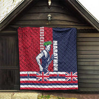 Honolulu Running 2024 Quilt Marathon Competition Hula Runner and Kakau Art Tattoo