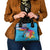 Honolulu Anniversary 52nd Running Shoulder Handbag Marathon Competition Kakau Pattern Blue Color