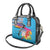 Honolulu Anniversary 52nd Running Shoulder Handbag Marathon Competition Kakau Pattern Blue Color
