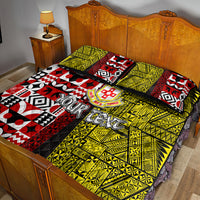 Tonga Kolisi Tonga Quilt Bed Set Ngatu and Geometric Pattern LT03 - Polynesian Pride