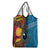 Personalised Australia and Fiji Together Grocery Bag Tribal Palm Tree with Tapa and Aboriginal Animals Half Style
