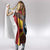 Personalised Australia and Fiji Together Hooded Blanket Tribal Palm Tree with Tapa and Aboriginal Animals Half Style