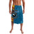Personalised Australia and Fiji Together Lavalava Tribal Palm Tree with Tapa and Aboriginal Animals Half Style
