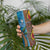 Personalised Australia and Fiji Together Skinny Tumbler Tribal Palm Tree with Tapa and Aboriginal Animals Half Style