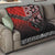 Personalised Aotearoa and Tonga Together Quilt Manaia and Tongan Tribal Cross - Taniko and Ngatu Art Tattoo
