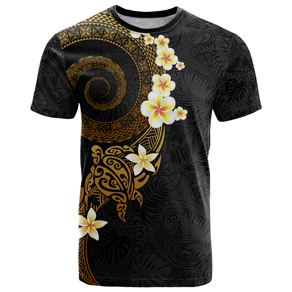 Polynesian Spiral Tribal Tattoo T Shirt Golden Color LT03 Yellow - Polynesian Pride