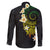 Polynesian Spiral Tribal Tattoo Family Matching Mermaid Dress and Hawaiian Shirt Reggae Color