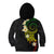 Polynesian Spiral Tribal Tattoo Kid Hoodie Reggae Color
