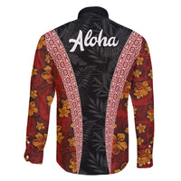 Hawaii Lei and Hibiscus Flowers Tribal Family Matching Mermaid Dress and Hawaiian Shirt Patchwork Abstract Vintage