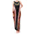 Hawaii Lei and Hibiscus Flowers Tribal Tank Maxi Dress Patchwork Abstract Vintage