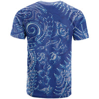 New Zealand Sea Animals T Shirt with Maori Koru Tribal Tattoo and Silver Ferns Aquatic Style