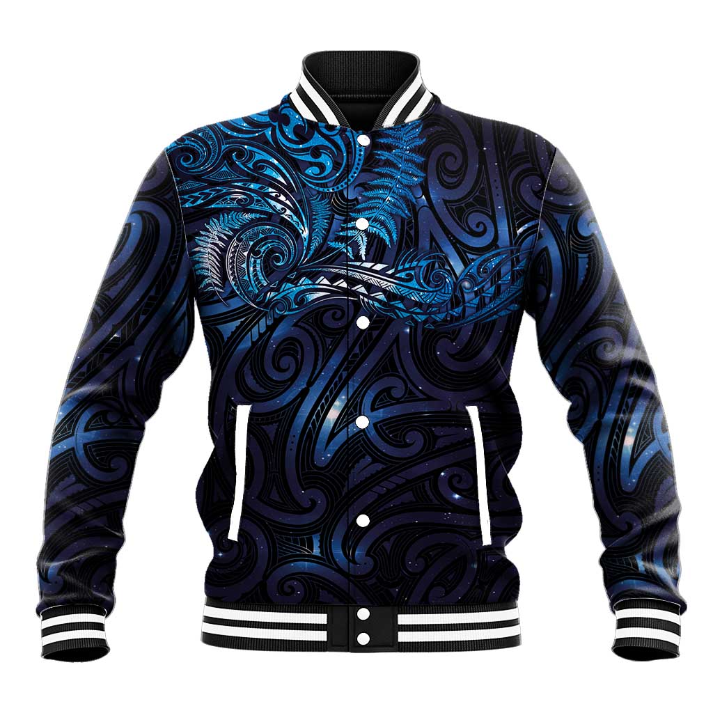 New Zealand New Year-Matariki Baseball Jacket Aotearoa Maori Tattoo Galaxy Sky LT03 Unisex Multicolor - Polynesian Pride