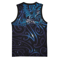 New Zealand New Year-Matariki Basketball Jersey Aotearoa Maori Tattoo Galaxy Sky
