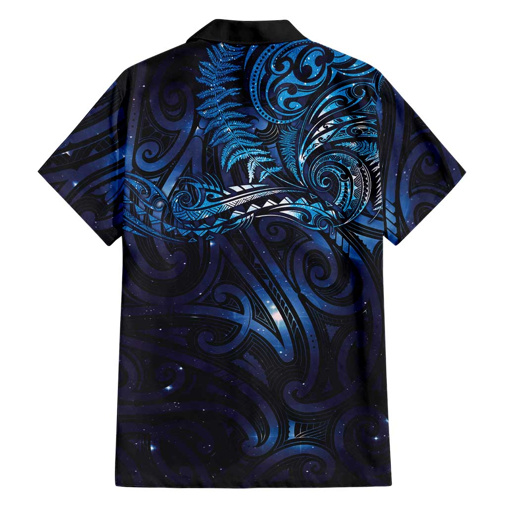New Zealand New Year-Matariki Family Matching Tank Maxi Dress and Hawaiian Shirt Aotearoa Maori Tattoo Galaxy Sky