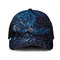New Zealand New Year-Matariki Mesh Trucker Cap Aotearoa Maori Tattoo Galaxy Sky LT03 One Size Black Multicolor - Polynesian Pride