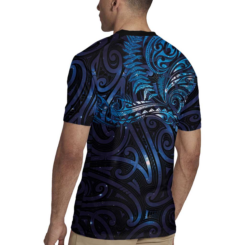 New Zealand New Year-Matariki Rugby Jersey Aotearoa Maori Tattoo Galaxy Sky